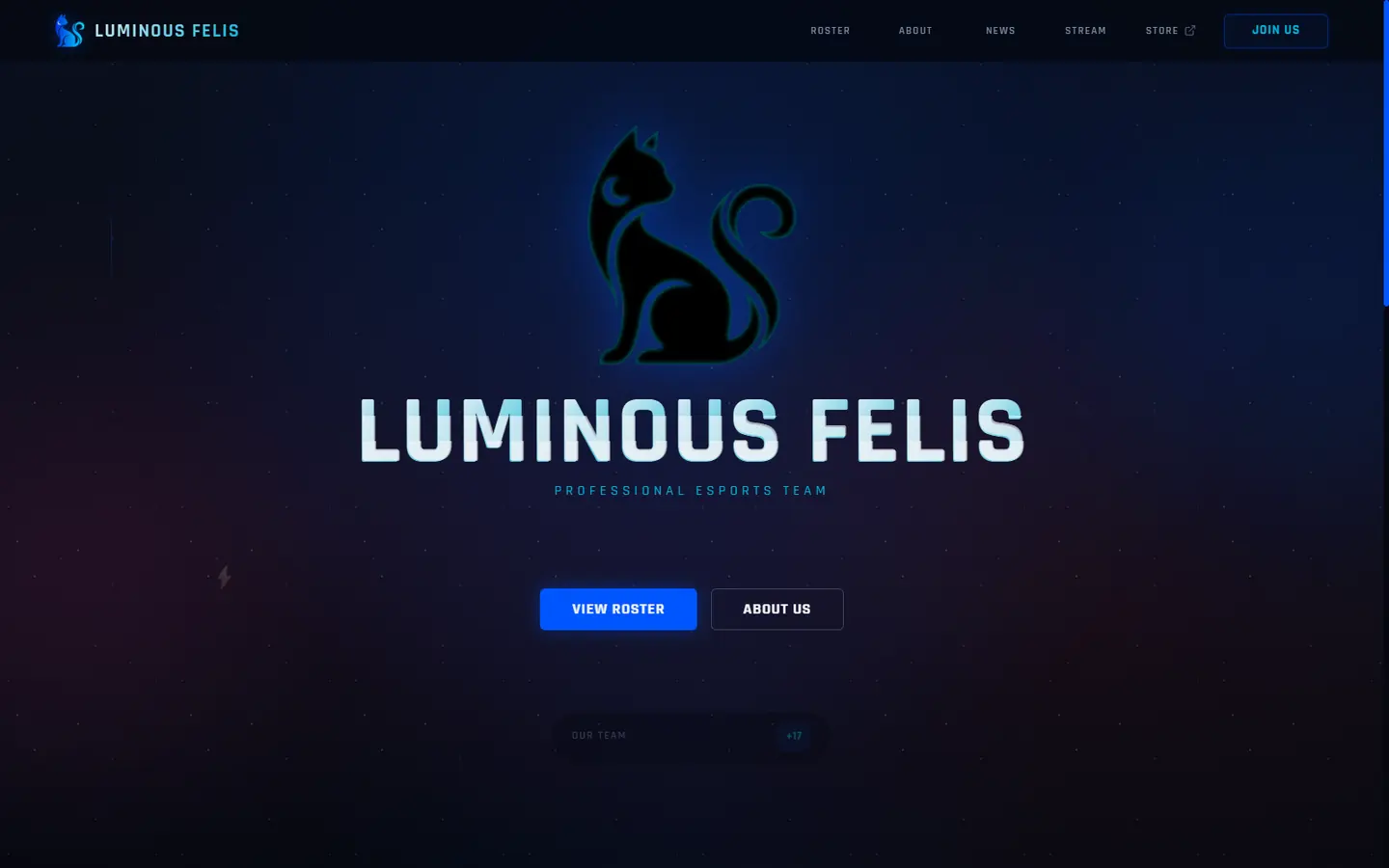 Luminous Felis プロジェクト画面
